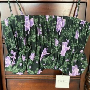 Agua by Agua Bendita Tulipan Floral Top